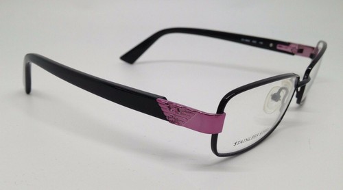 Emporio Armani EA 9662 Black And Purple 65Z Metal Eyeglasses Frame 52-16-130 - Picture 5 of 7