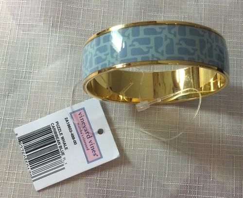 Weinberg Reben Martha's Weinberg Puzzle Wal karibisch blau Armband neu mit Etikett - Bild 3 von 5