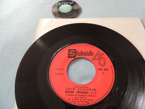 7" Single Lalo Schifrin  Mission Impossible 1967 France | EX - Bild 2 von 7