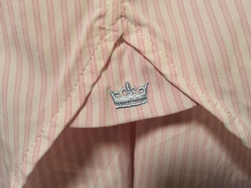 Camicia lunga Peter Millar taglia 16,5 a righe manica lunga nylon abbottonata - Foto 11 di 12