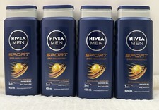 Nivea Men Sport Shower Gel (4x400ml) 8.89 per litre