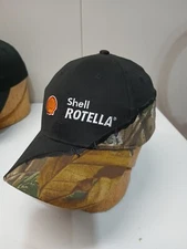  Shell Rotella Black & Camo Barb wire Baseball Hat Adult  Adjustable