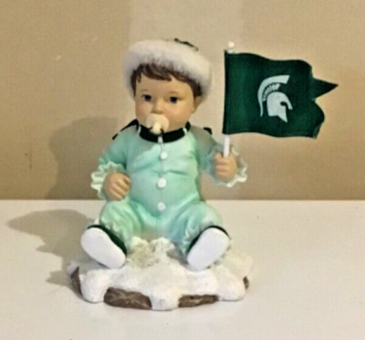Michigan State Spartans 2002 Ridgewood Collection First Cheer ceramic figure