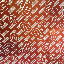 Oklahoma Sooners College Gift Wrap Paper Roll 144"L x30"W (30 sq ft ) 12' Long