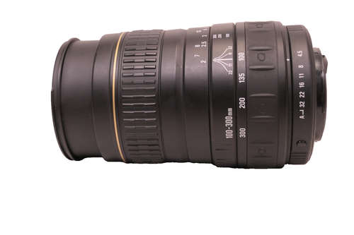 Quantaray 100-300mm 1:4.5-6.7 Autofocus Zoom for Pentax AF Lens W/Bag - Picture 6 of 7