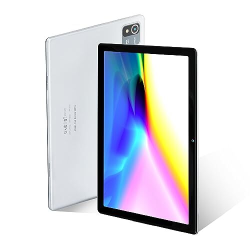 Android 12 Tablet 10 inch Tablet with 64bit 4-Core Processor 32GB ROM Silver Android 12 Tablet 10 inch Tablet with 64bit 4-Core Processor 32GB ROM Silver