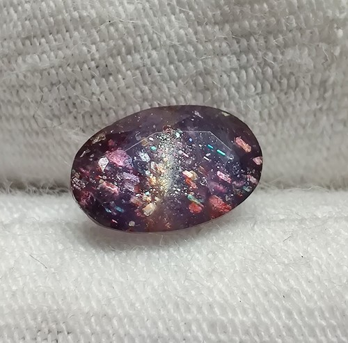 4pcs Natural Flashy Oval Shape Faceted Iolite Sunstone for Ring Jewelry 4.1 Cts - Picture 8 of 9