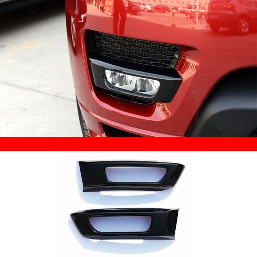 For Land Rover Range Rover Sport 2014-2017 ABS Black Front Fog Light Frame - Picture 4 of 8