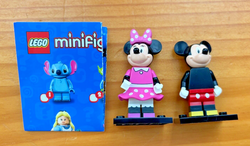 LEGO Disney Series 1 Mickey and Minnie Mouse Minifigure Lot (71012) Retired - Picture 3 of 3