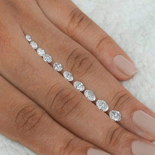 Lab-Grown 0.80Ct CVD Oval Diamond Loose G Color, Clarity VS1, IGI Certified - Picture 3 of 8