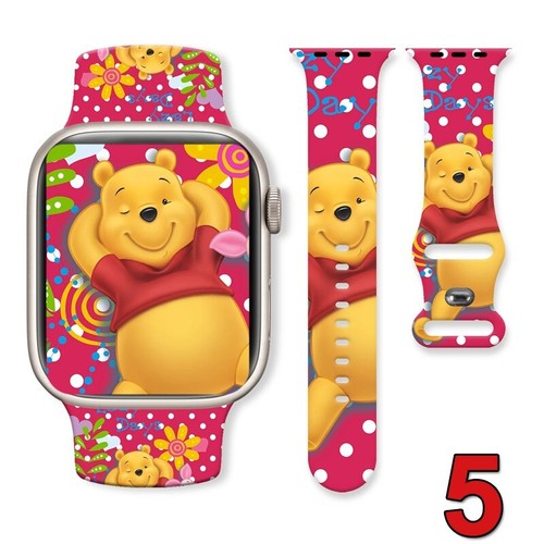 Pooh Design Strap for Apple Watch All Series iWatch 49 46 45 44 42 41 40 38mm - Picture 8 of 17