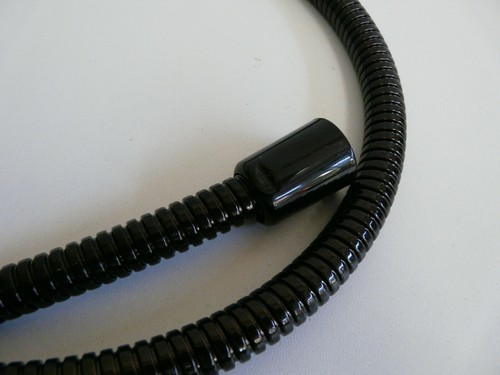 Brauseschlauch Metall Schwarz (RAL 9005), Metallbrauseschlauch, für Handbrausen - Bild 3 von 3