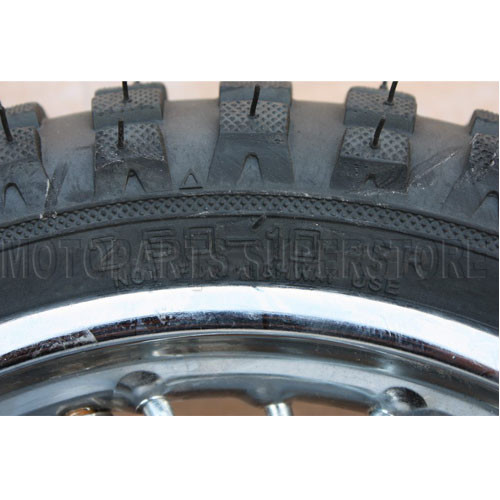 Conjunto de buje de llanta trasera de 10" neumático 2,50-10 eje 12 mm freno de tambor dirt pit bike - Imagen 4 de 6