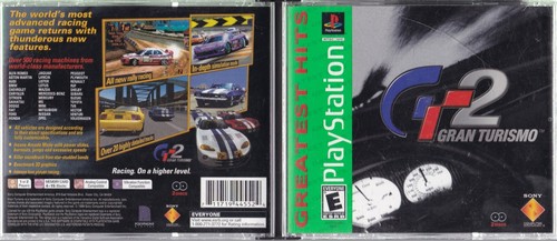 Gran Turismo 2 Greatest Hits (Sony PlayStation 1, 1999, 2-Disc Set) *COMPLETE* - Picture 2 of 2