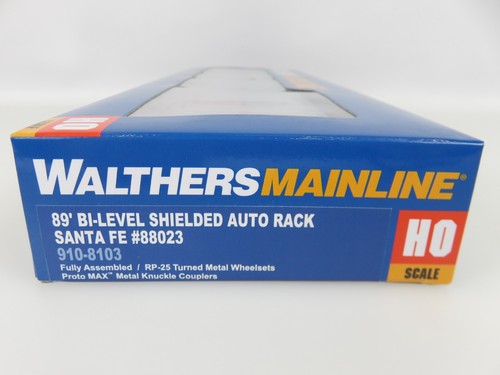 Walthers 910-8103 HO Scale 89' Bi-Level Shielded Auto Rack AT&SF Santa Fe #88023 - Picture 4 of 4