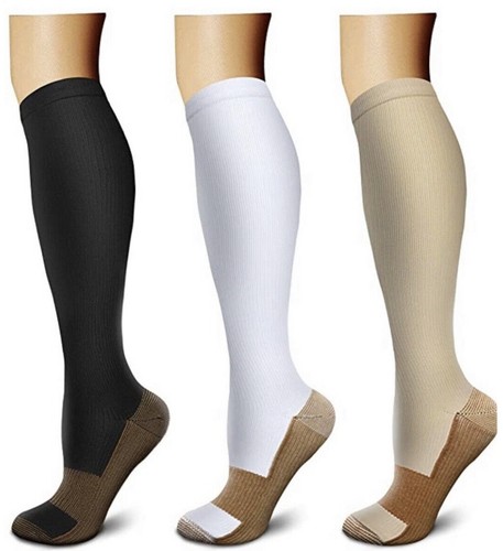 Compression Socks Stockings Womens Mens Knee High Medical 20-30 mmHG S/M-X/XL - Picture 47 of 50