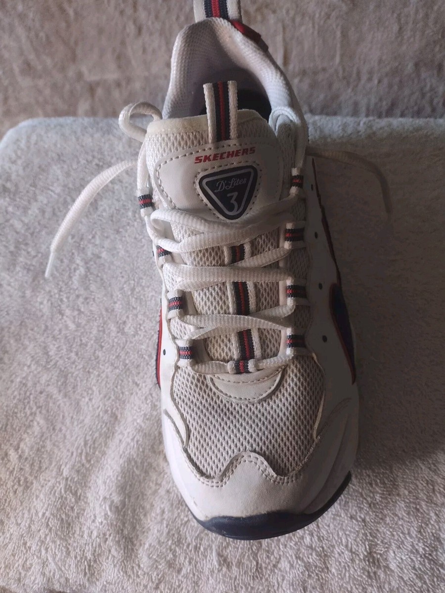 Skechers D'Lites Zenway White 12955 Walking Size Womens Shoes