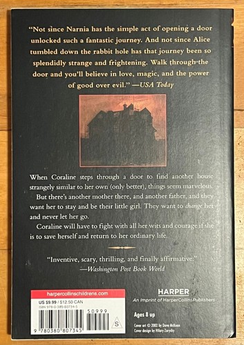 SIGNED Coraline Paperback by Neil Gaiman - Picture 6 of 24