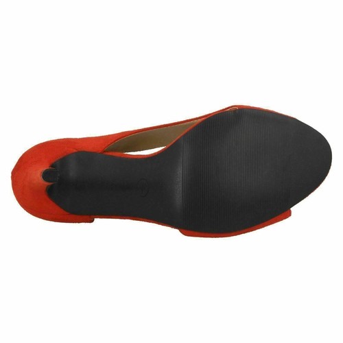 ZAPATOS SEÑORA ANNE MICHELLE F1R0752 ROJO MICROFIBRA TACÓN ESTILLO - Imagen 8 de 8