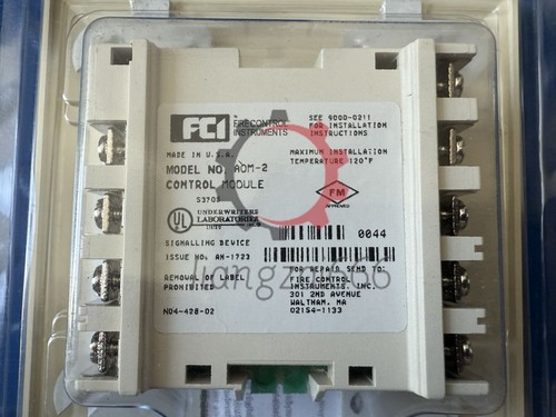 New Gamewell-FCI AOM-2 Addressable Control Module AOM 2 Fire Alarm Free Shipping - Picture 5 of 10