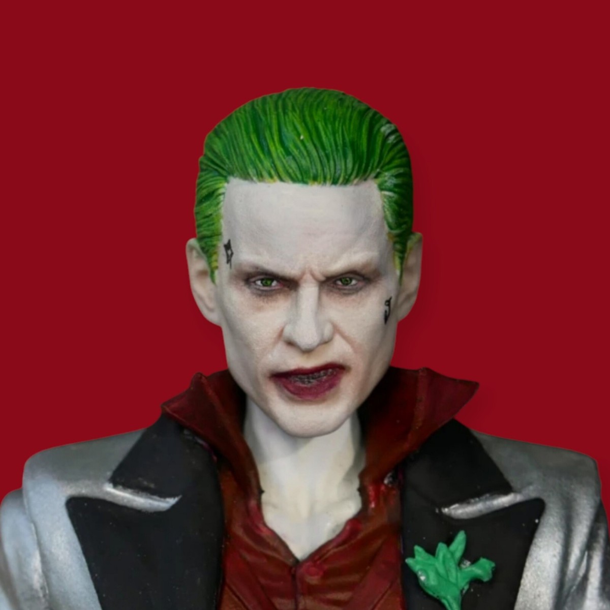 1/10 Custom Head Sculpt DC Universe Jared Leto Joker Justice