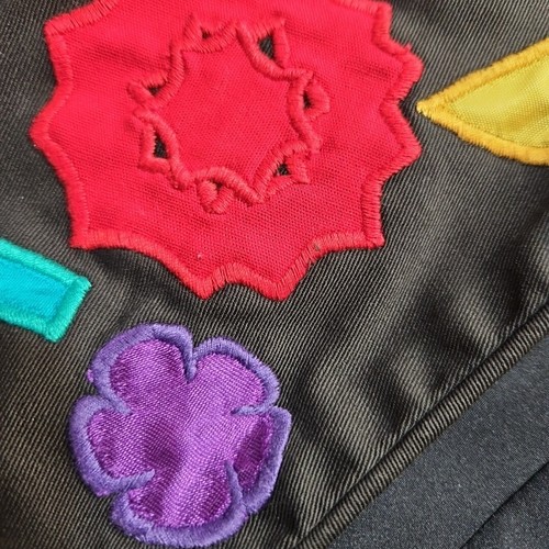 Vintage 80s Women's Girasol Jacket Mexico Black SIZE 0 Southwestern Bolero - Picture 4 of 17
