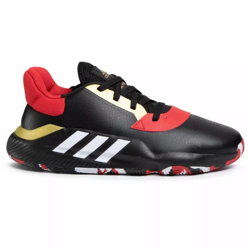 Superposición intervalo cristiandad adidas Pro Bounce 2019 Low Men Basketball Shoes New Black White Red Gold  EG2818 | eBay