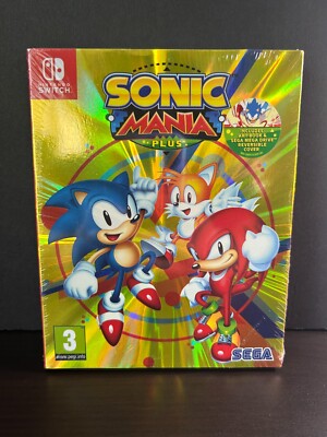 Nintendo Sonic Mania Plus Switch Region Free Brand New Factory Sealed Fast Ship