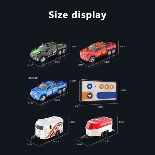 1:64 Mini Rc Drift CarScale Alloy Truck Remote Control 4x4 Off-Road Vehicle Bo3N - Picture 8 of 14