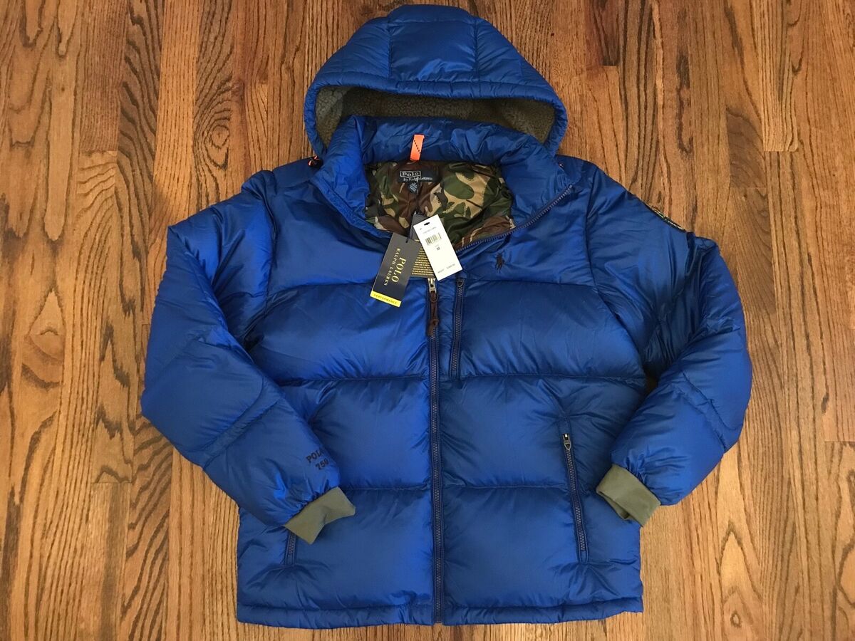 69 Polo Ralph Lauren 750 Down Sportsman Puffer Jacket Blue 69 Polo Ralph Lauren 750 Down Sportsman Puffer Jacket Blue