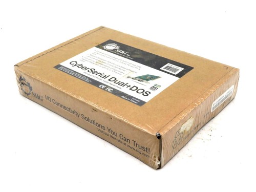 NEW SEALED SIIG JJ-P02D11-S6 2-PORT UNIVERSAL PCI CARD JJP02D11S6 - Picture 1 of 3