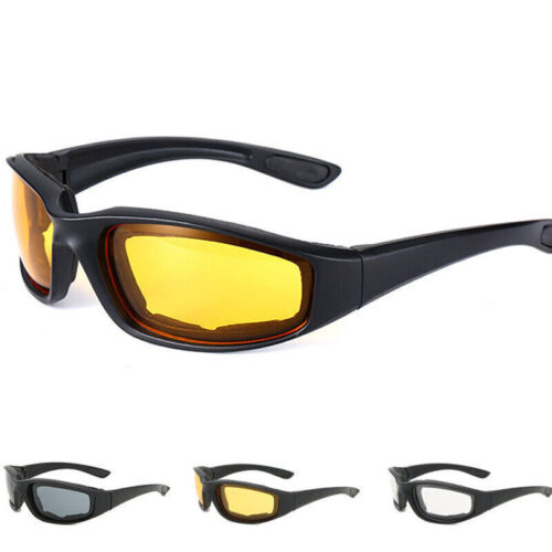 NUEVO 3* Choppers Acolchado Espuma Resistente al Viento Gafas de Sol Motocicleta Montar Gafas - Imagen 4 de 11