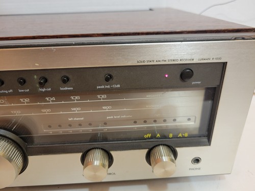 Luxman R-1050 Solid State AM/FM Stereo Receiver – 55 WPC – Tested & Working - Picture 17 of 24