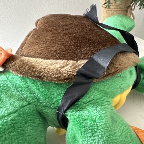 Teenage Mutant Ninja Turtle Michael Angelo Plush VTG 1989 22” Orange ACE Stuffed - Picture 15 of 15