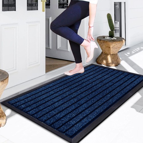 Large Door Mat Back Barrier Non Slip Heavy Duty Rubber Kitchen Hallway Floor Rug - Picture 38 of 41