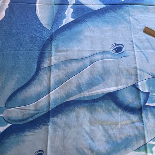Single Bed Doona Cover & Pillowcase Swimming Dolphins Sea Colours Lovely Details - Picture 9 of 18