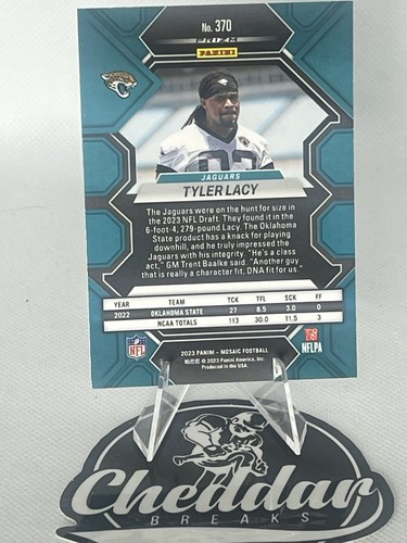 Mosaic Tyler Lacy #370 2023 novato radiocontrol mosaico Prizm Jacksonville Jaguars - Imagen 2 de 2