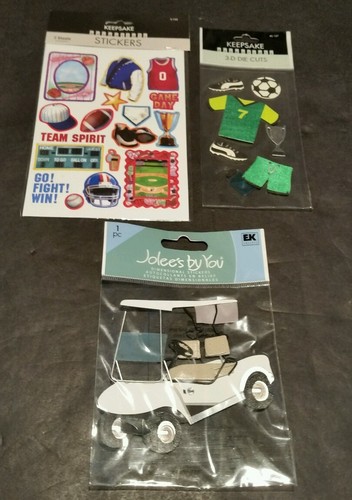 Sport Scrapbooking Handwerk Aufkleber Verzierungen Menge 11 Packungen versiegelt - Bild 4 von 7