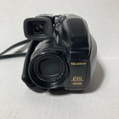 Quasar Palmcorder VM-L450 VHS-C Camcorder Powers On - Picture 3 of 6