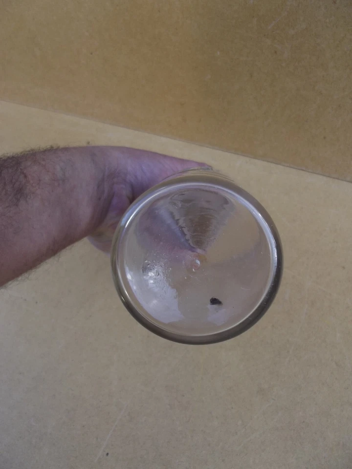 ancien flacon bouteille à pharmacie apothicaire en verre  Napoléon III - Photo 4/4