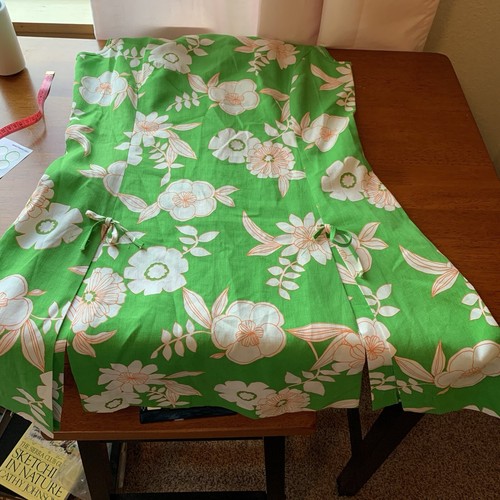 Vestido vintage años 60 Dash About Mod talla M floral verde tropical - Imagen 17 de 18