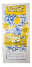 Daybill The Gumball Rally Yellow Original Australian Vintage Cinema Movie Poster