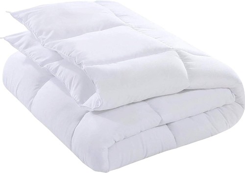 Queen Size Quilted Comforter Duvet Insert with Corner Tabs - Box Stitched down  - Bild 7 von 13