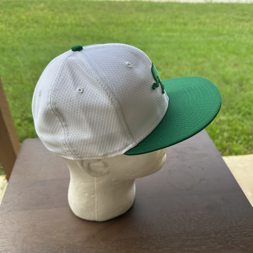 Oakland Athletics Hat Cap Fitted Mens 7 1/4 New Era White MLB Baseball Bay Area - Picture 4 of 10