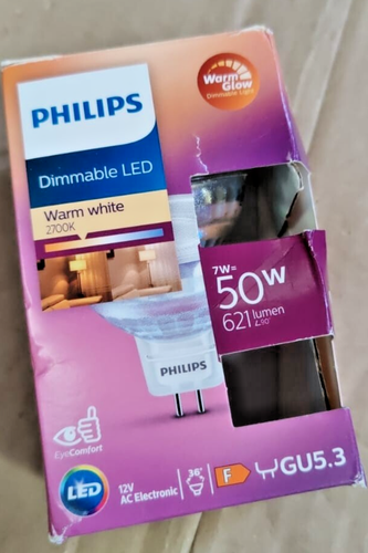 PHILIPS LED Classic Spot Light Bulb 50W Dimmable Warm White (2200-2700K) - Picture 2 of 4