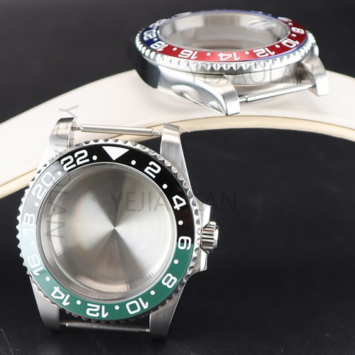 40mm Watch Cases Two Color Ceramic Bezel Fit Nh35 Eta 2824 Miyota 8215 Movement - Picture 9 of 40