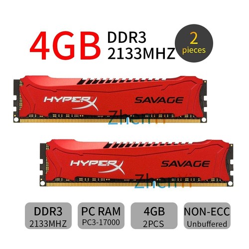 16GB 8GB 4GB DDR3 2133MHz HX321C11SR/4 CL11 Memoria PC RAM per HyperX SAVAGE IT - Picture 3 of 14