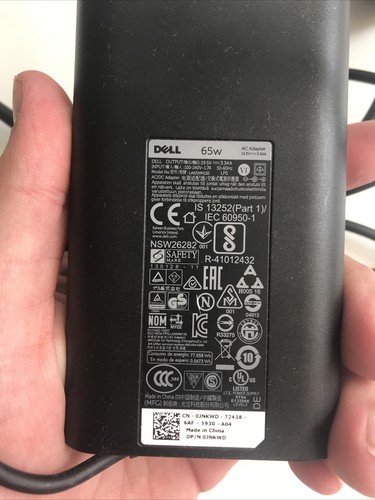 Dell Latitude LT originele adapter 65 Watt - Afbeelding 2 van 2
