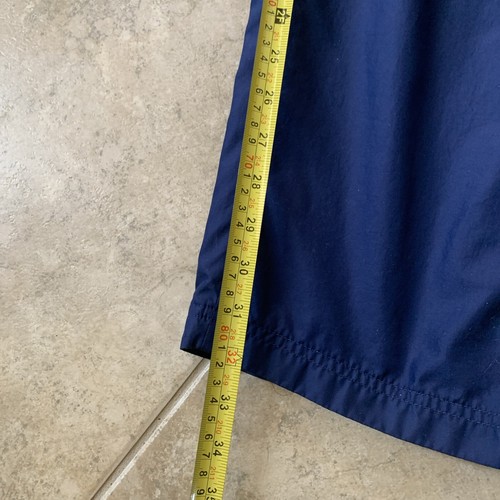 Vintage Adidas Windbreaker Pants Mens 2XLarge Blue Striped Lined Ankle Zip - Picture 9 of 9
