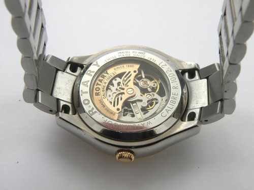 Rotary Mens Les Originales Jura Silver Rose Gold Automatic Watch GB90517-01 - Picture 5 of 10